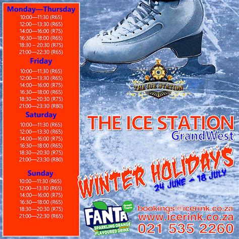 grandwest ice skating time slots